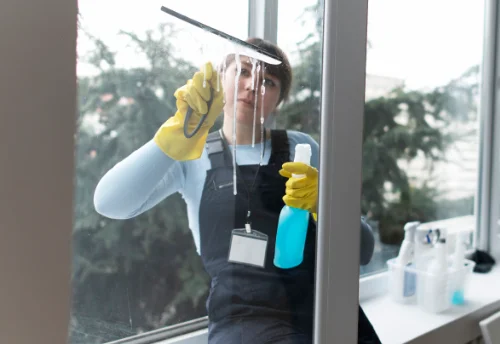 Nettoyage de vitres intérieures et extérieures à Demigny
